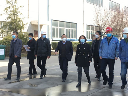 【陜重有限】市國資委巡視員許一雙一行檢查、指導(dǎo)陜重公司疫情防控工作
